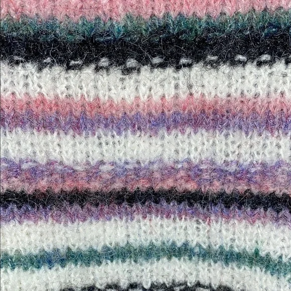 Anthropologie The Korner Striped Chunky Knit Sweater | Size S/M - Picture 13 of 13